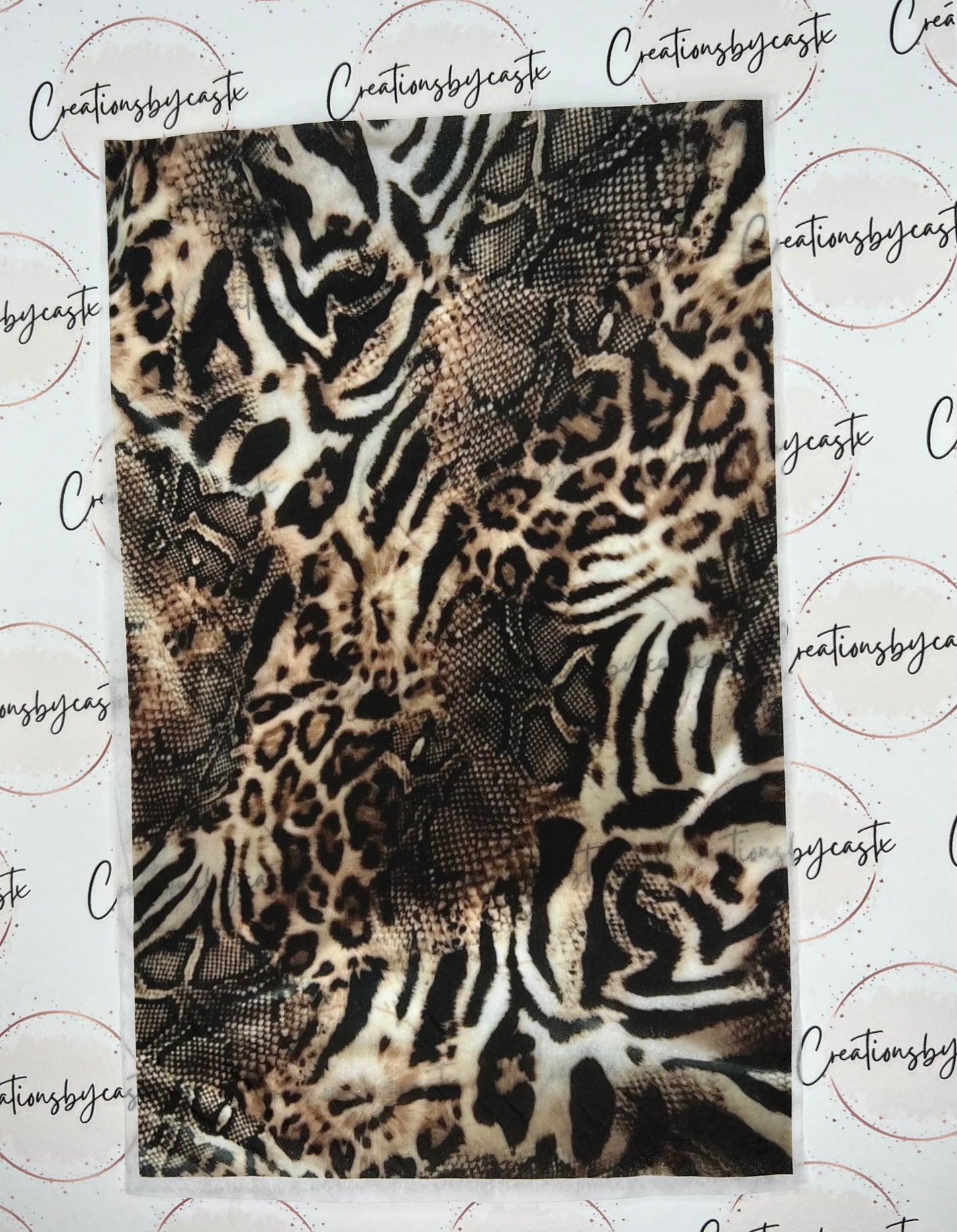 Snake Leopard Zebra Tissue Paper