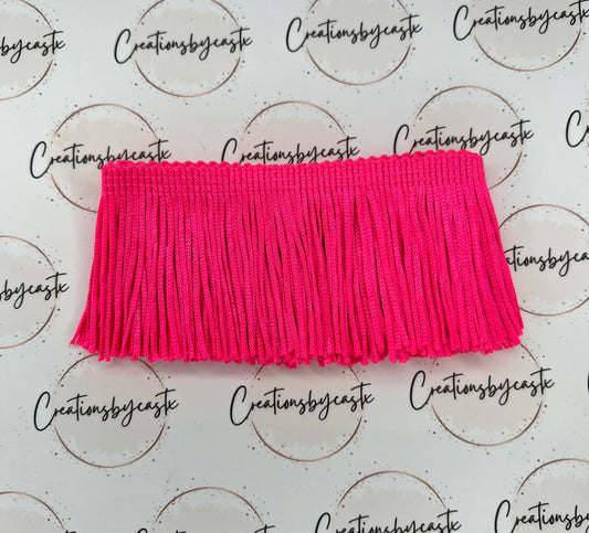 Neon Pink 2in Fringe