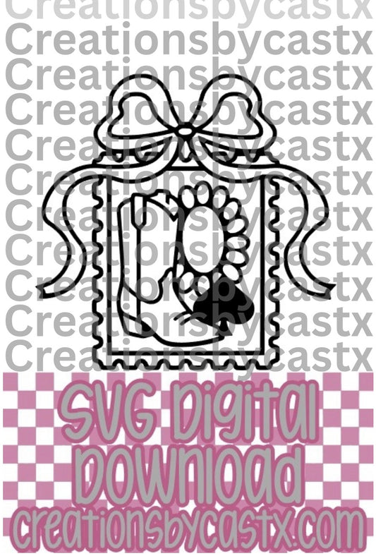 Boot Concho Spade Stamp SVG