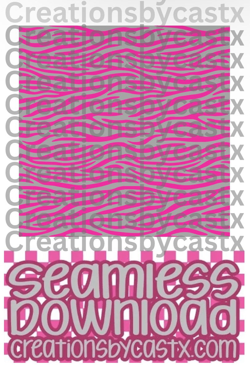 Grey Pink Zebra Seamless
