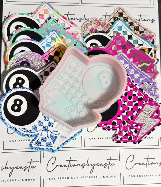 LPF Checkered Spade 8Ball  & Cardstock Bundle