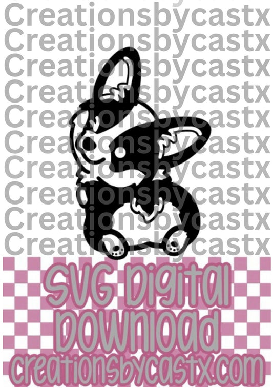 Corgi Looking Back SVG