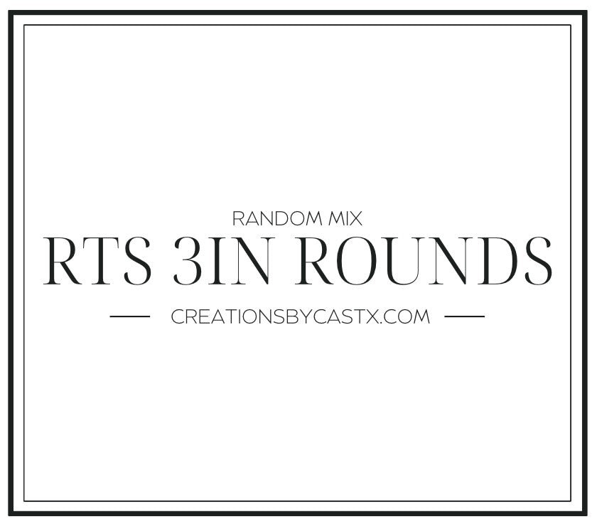 3in Round Cardstock RTS Mix