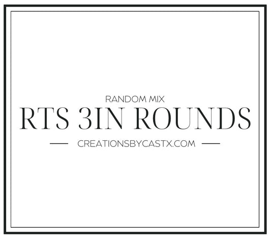 3in Round Cardstock RTS Mix
