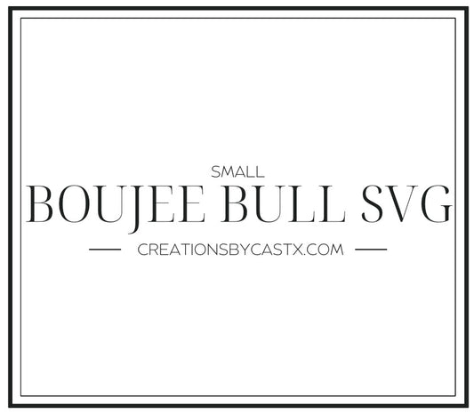 SM Boujee Bull SVG