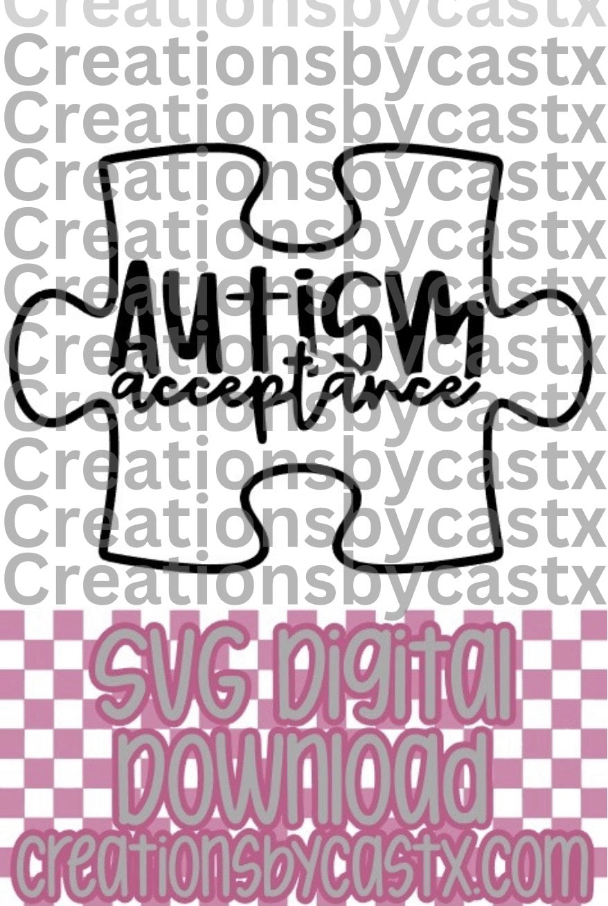 Autism Puzzle SVG
