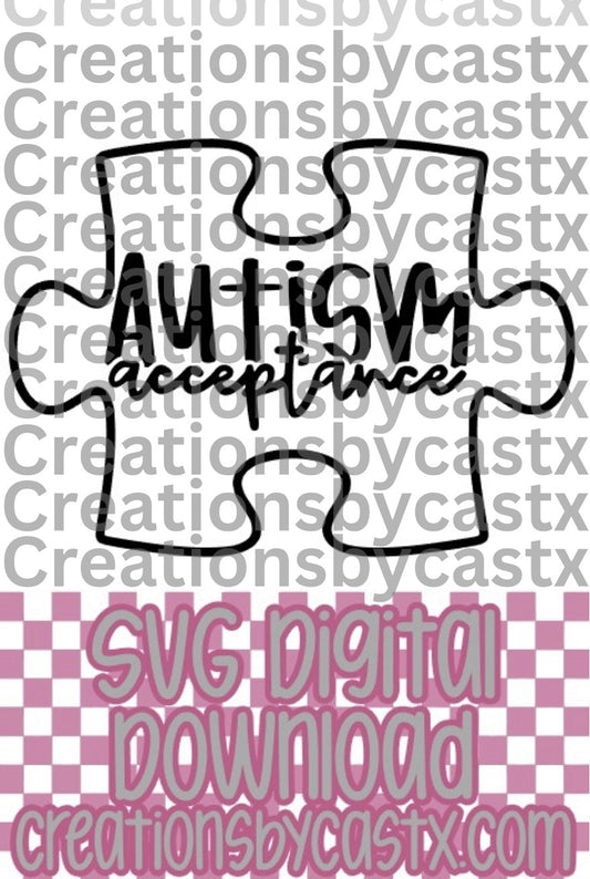 Autism Puzzle SVG