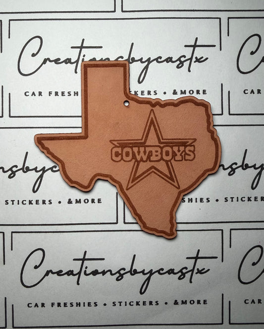 Texas DC Leather Freshie