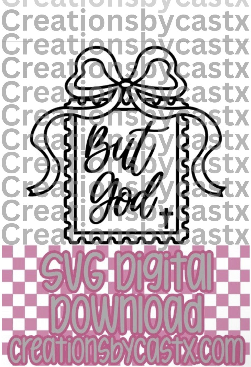 But God Stamp SVG