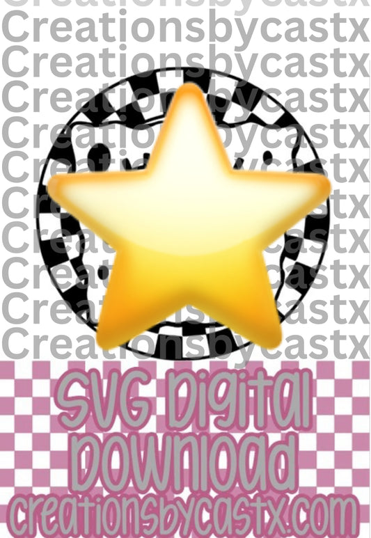 SB Checkered Circle SVG