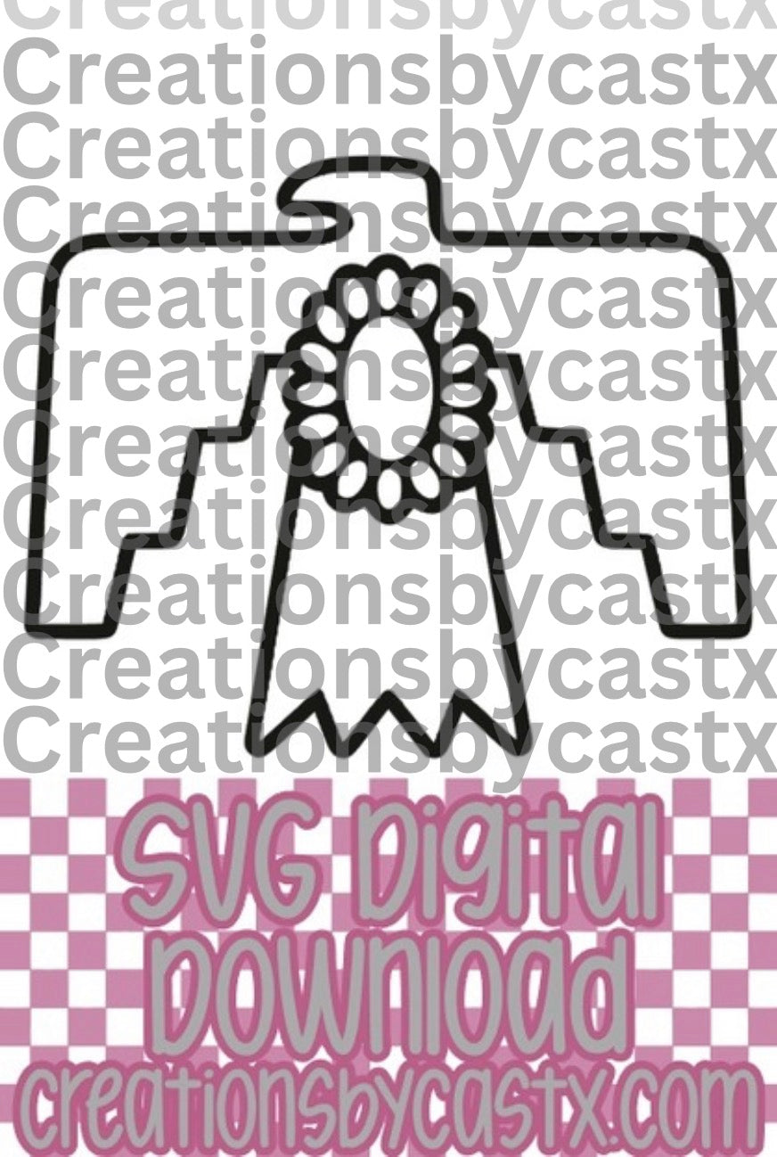 Thunderbird Concho SVG