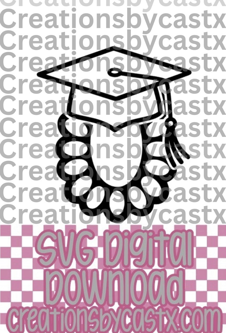 Concho Grad Cap SVG