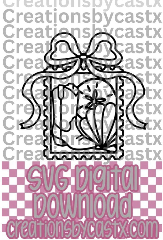 Boot Shell Sand Dollar Stamp SVG