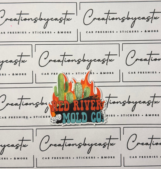 Printed Logo Acrylic Keychain