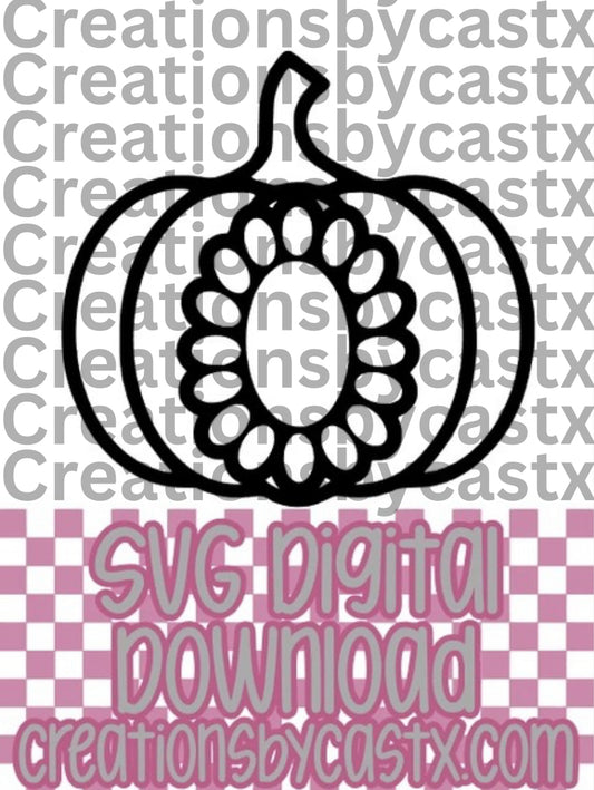 Pumpkin w Concho SVG