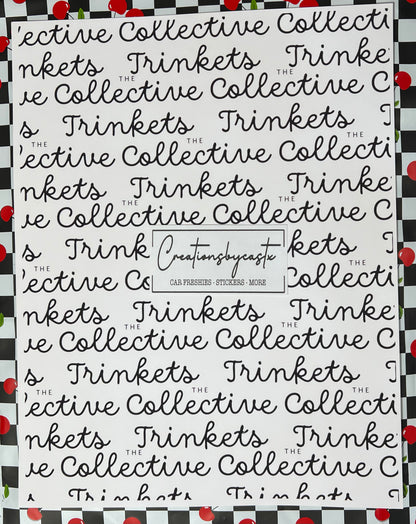 8.5 X 11 in Logo Backdrop