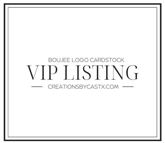 LPF Boujee Logo Cardstock