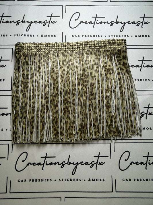 Brown Leopard Fringe - RTS