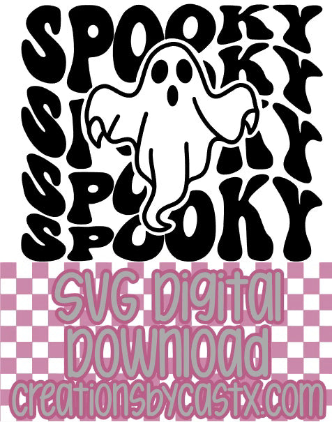 Spooky Ghost SVG