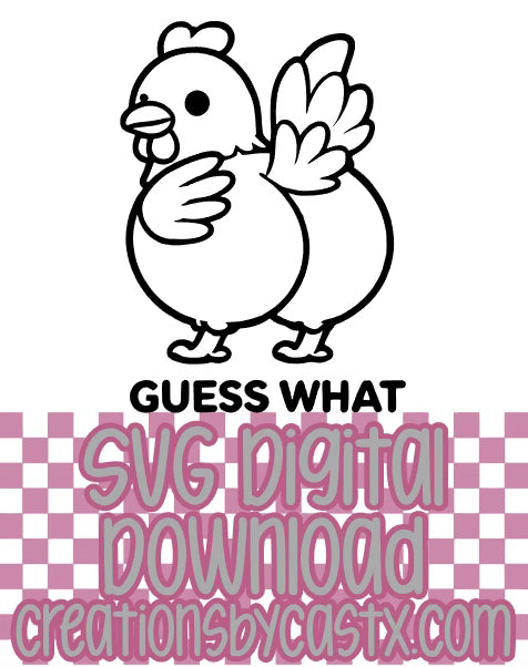 Chicken Butt SVG