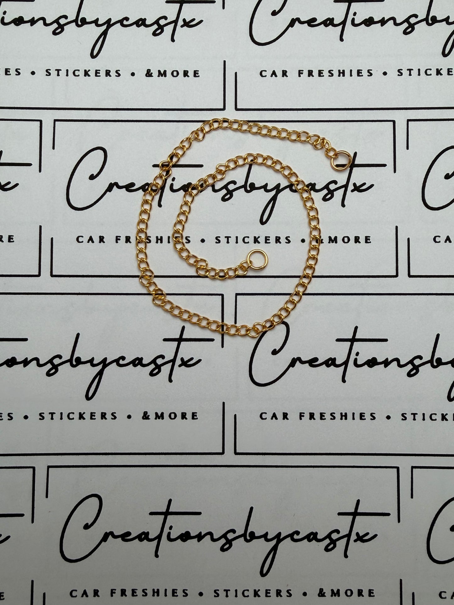 Car Charm Link Chain w/Jump Rings
