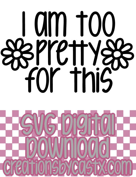 Too Pretty Daisies SVG