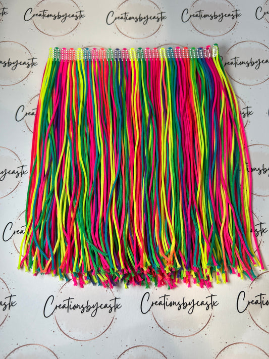 Neon Rainbow Fringe