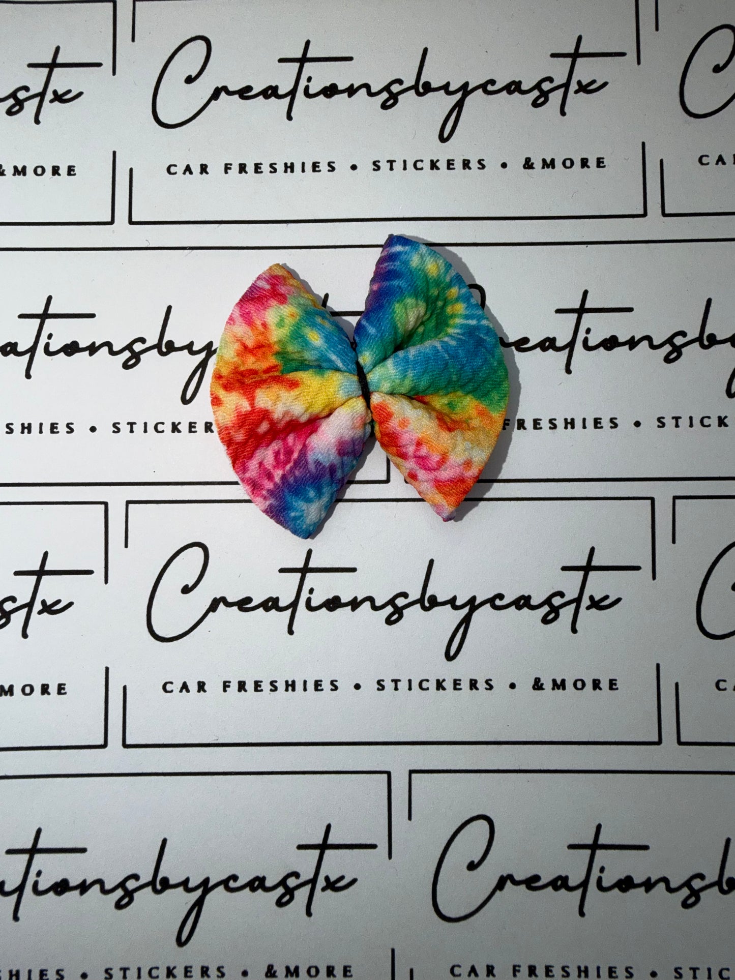 Tie Dye Freshie Bow