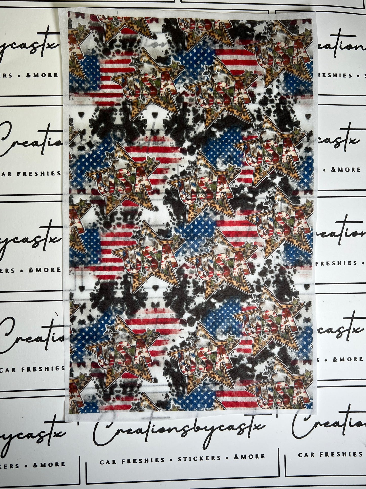 USA Leopard Tissue Paper