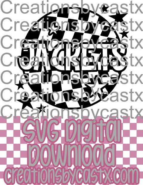 Jackets Checkered Round SVG